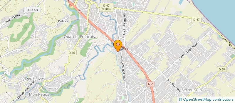 localisation de l'entreprise FASE PB  SAINT-ANDRE