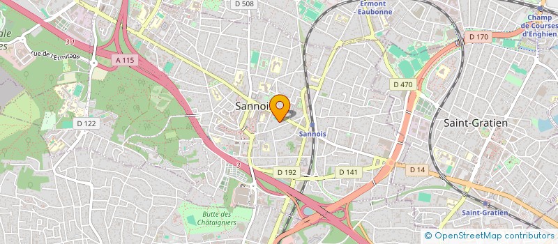 localisation de l'entreprise FASELY à SANNOIS