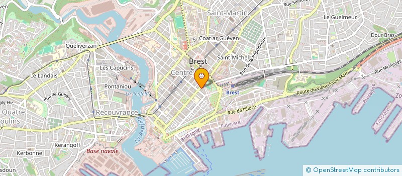 localisation de l'entreprise FASETI  BREST