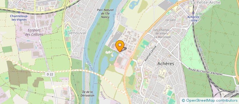 localisation de l'entreprise FASFIT  ACHERES