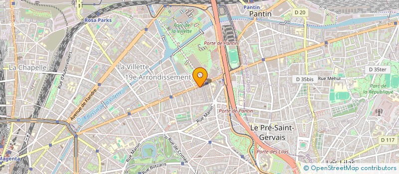 localisation de l'entreprise FASHION 2002  PARIS