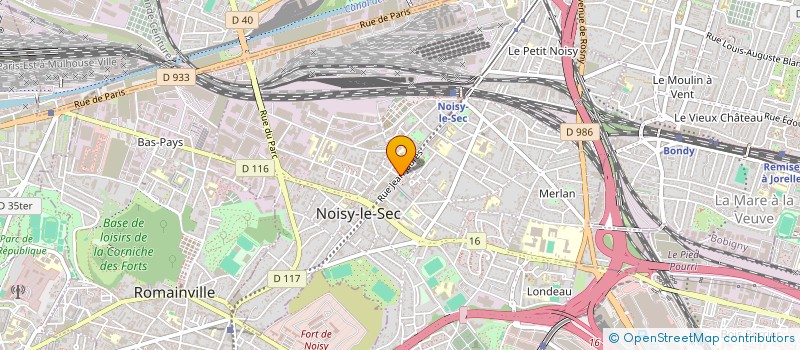 localisation de l'entreprise FASHION 3000 à NOISY-LE-SEC