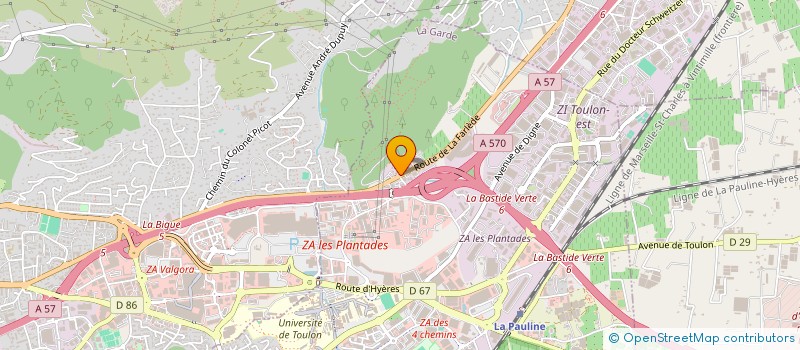 localisation de l'entreprise FASHION AVENUE  LA GARDE