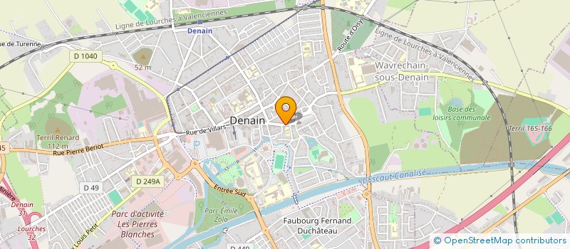 localisation de l'entreprise FASHION BAZAR à DENAIN