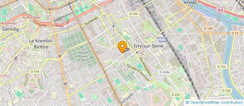 localisation de l'entreprise FASHION BIZNESS  IVRY-SUR-SEINE