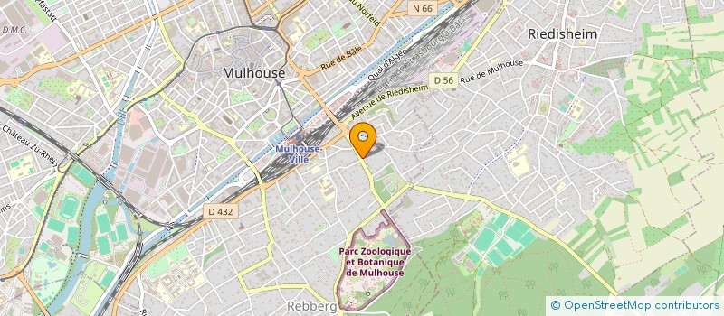 localisation de l'entreprise FASHION BROKERS à MULHOUSE