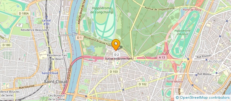 localisation de l'entreprise FASHION CFO à BOULOGNE-BILLANCOURT