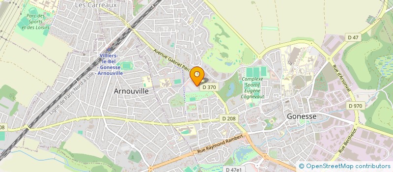 localisation de l'entreprise FASHION CITY  GONESSE