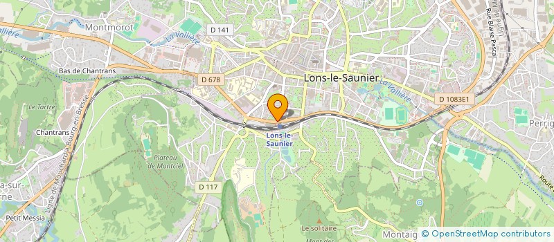 localisation de l'entreprise FASHION COIF à LONS-LE-SAUNIER