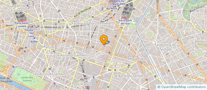 localisation de l'entreprise FASHION COIFFURE  PARIS