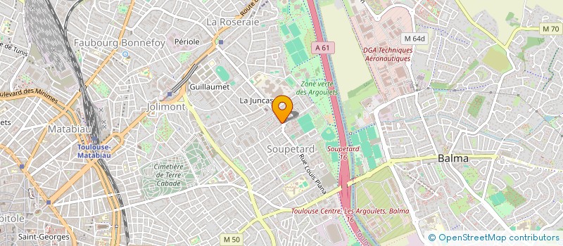localisation de l'entreprise FASHION COIFFURE à TOULOUSE