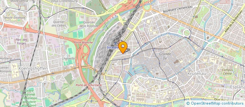 localisation de l'entreprise FASHION CREPE 67  STRASBOURG