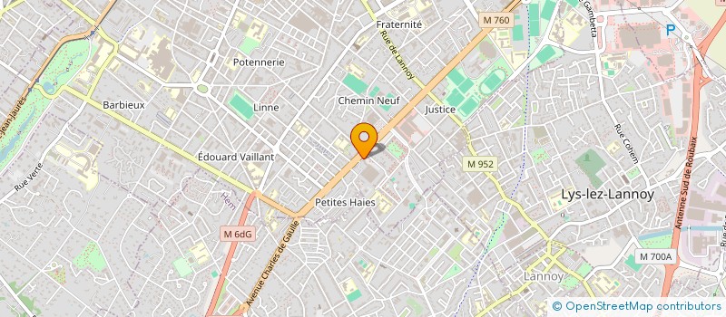 localisation de l'entreprise FASHION CUBE DENIM CENTER  ROUBAIX