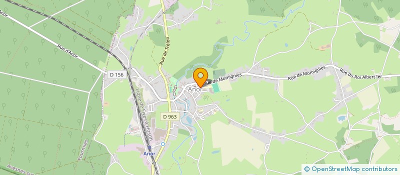 localisation de l'entreprise FASHION DANCE  ANOR