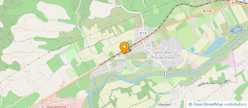 localisation de l'entreprise FASHION FOCUS  SAINT-JEAN-PLA-DE-CORTS