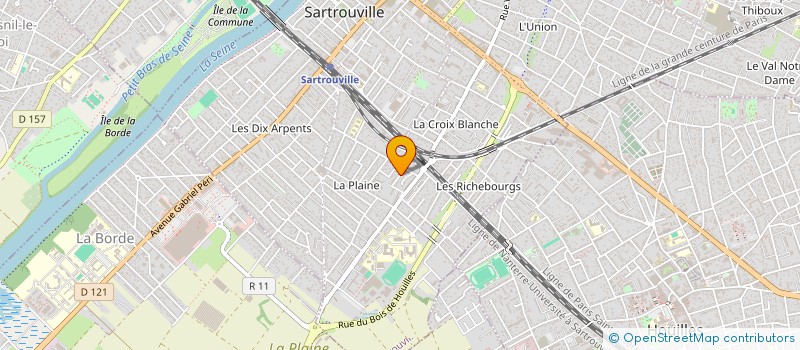 localisation de l'entreprise FASHION GROUP  SARTROUVILLE