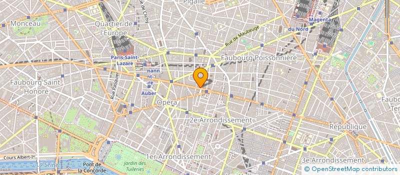 localisation de l'entreprise FASHION GROUP INTERNATIONAL SAS  PARIS