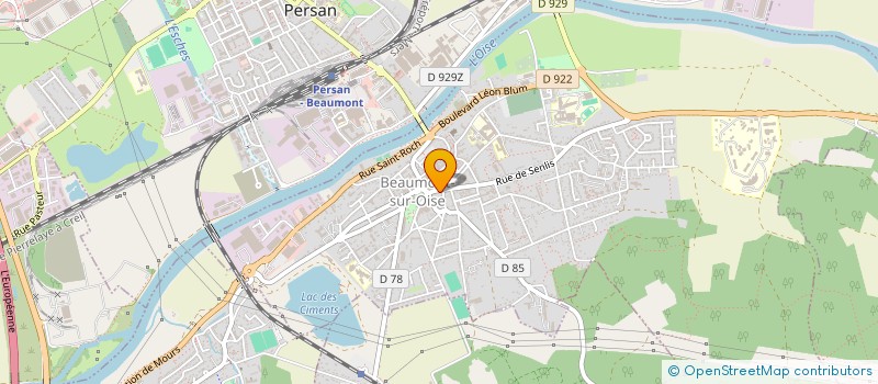 localisation de l'entreprise FASHION KAKI SURPLUS MILITAIRE  BEAUMONT-SUR-OISE