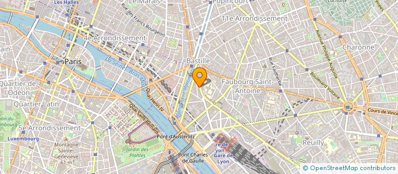 localisation de l'entreprise FASHION SPORT à PARIS
