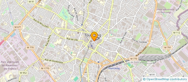 localisation de l'entreprise FASHION STAR  TOURCOING