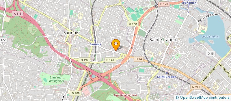 localisation de l'entreprise FASHION TEXTILE à SANNOIS