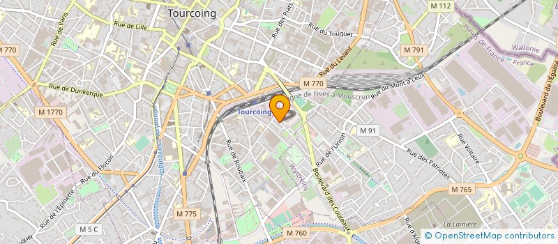 localisation de l'entreprise FASHIONTINAS à TOURCOING