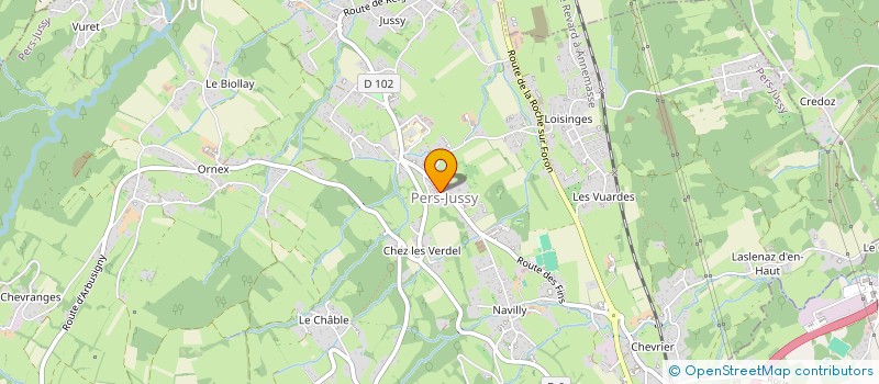 localisation de l'entreprise FASIL'ART  PERS-JUSSY