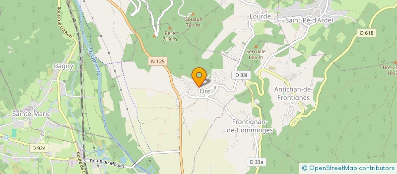 localisation de l'entreprise FASILA DANSER EN LIGNE  SAUVETERRE-DE-COMMINGES