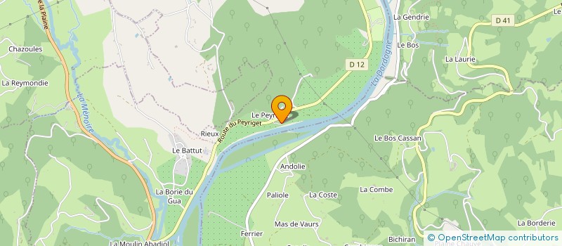 localisation de l'entreprise FASILOU  BEAULIEU-SUR-DORDOGNE