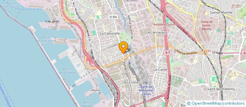 localisation de l'entreprise FASIM à MARSEILLE