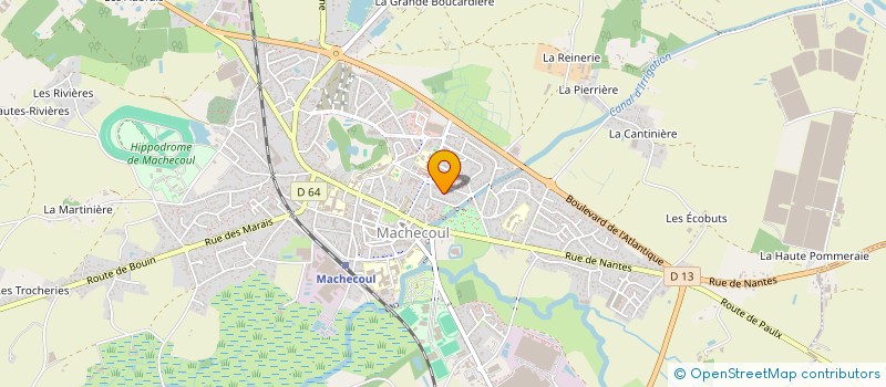 localisation de l'entreprise FASIM  MACHECOUL-SAINT-MEME