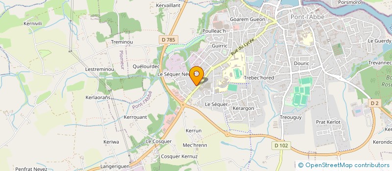 localisation de l'entreprise FASIMAJE  PONT-L'ABBE