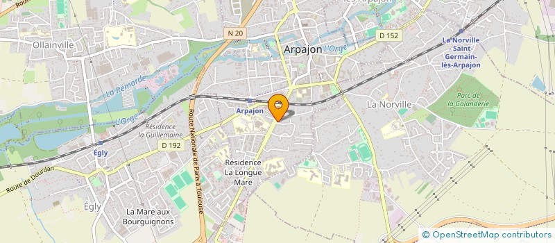 localisation de l'entreprise FASK à ARPAJON