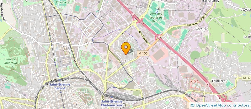 localisation de l'entreprise FASKA  SAINT-ETIENNE