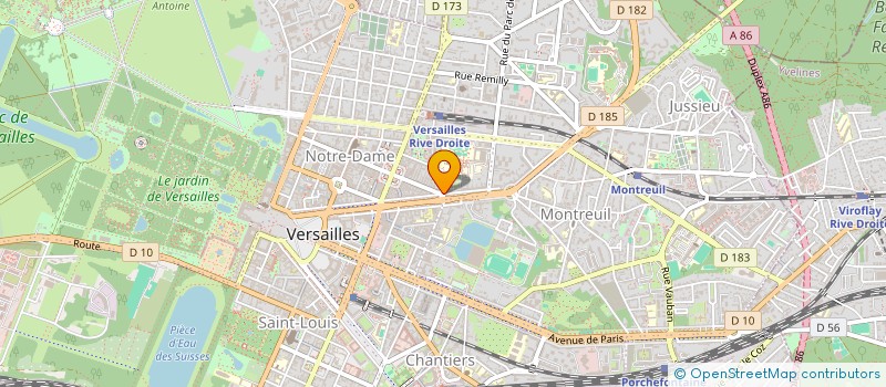 localisation de l'entreprise FASMAIK à VERSAILLES