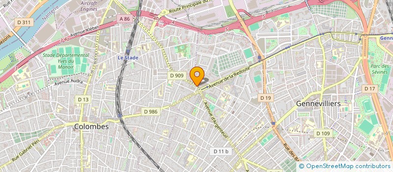 localisation de l'entreprise FASMAN à COLOMBES