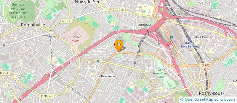 localisation de l'entreprise FASO à NOISY-LE-SEC