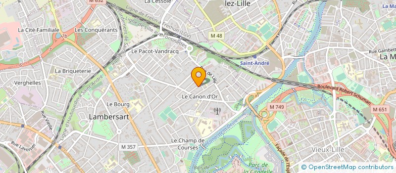 localisation de l'entreprise FASO SOURIRE à LAMBERSART