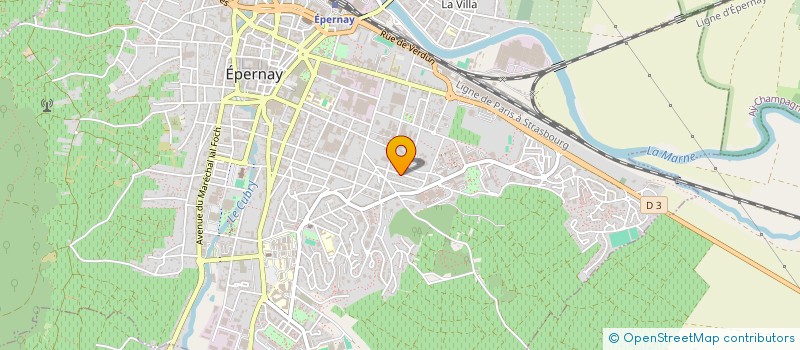 localisation de l'entreprise FASO SPORT SOLIDARITE  EPERNAY