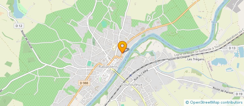 localisation de l'entreprise FASOLEIL à RABASTENS