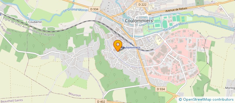 localisation de l'entreprise FASQUEL/MARQUANT à COULOMMIERS
