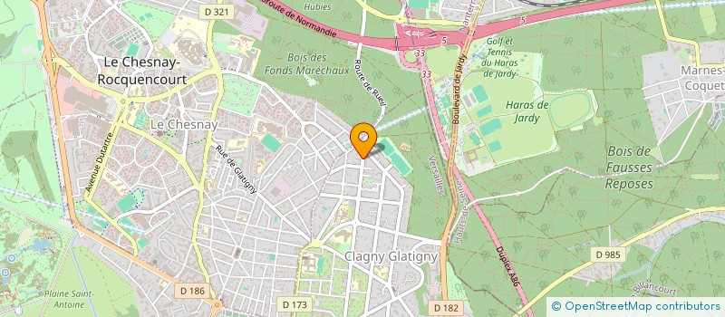 localisation de l'entreprise FASR CONSEIL à VERSAILLES
