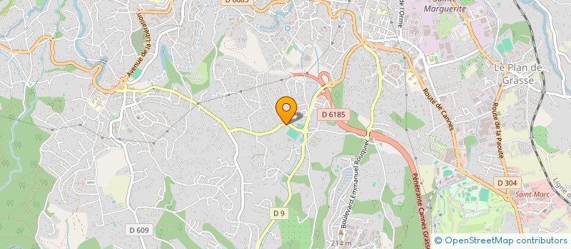 localisation de l'entreprise FASR INTERNATIONAL à GRASSE