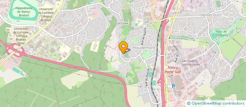 localisation de l'entreprise FASS  HOUDEMONT