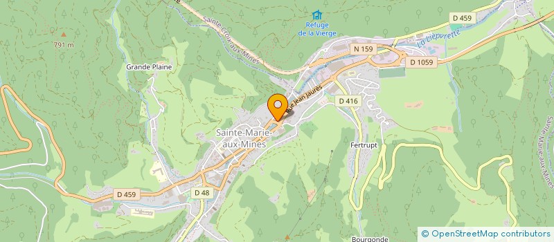 localisation de l'entreprise FASSEL IMMOBILIER  SAINTE-MARIE-AUX-MINES