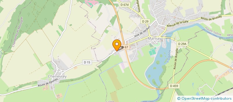localisation de l'entreprise FASSENET MATERIAUX à MARNAY