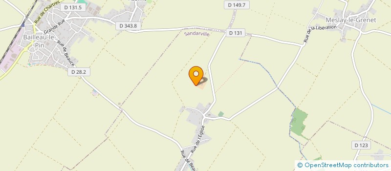 localisation de l'entreprise FASSERVILLE à SANDARVILLE