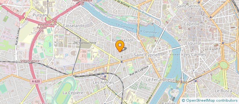 localisation de l'entreprise FASSI BEST à TOULOUSE