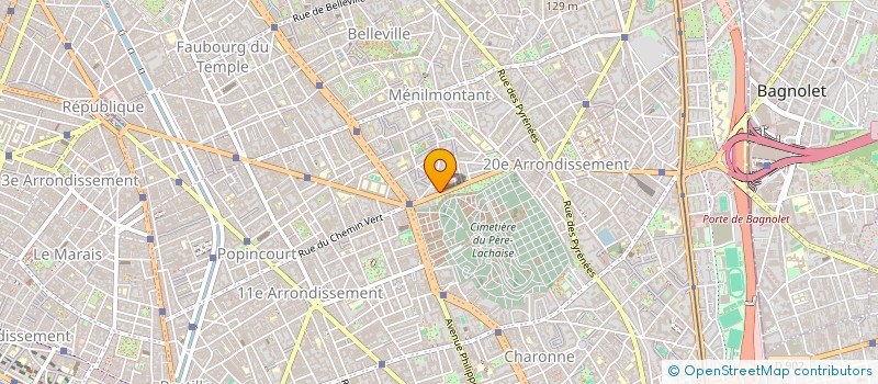 localisation de l'entreprise FASSI COIIFFURE  PARIS