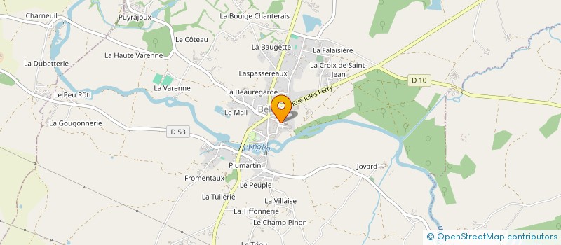 localisation de l'entreprise FASSIAUX à BELABRE